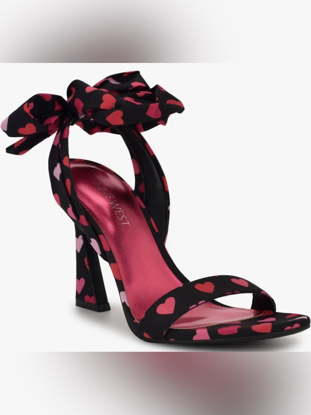 Brand New Nine West Tapered Heel Ankle Wrap Dress Sandals - Size 8
